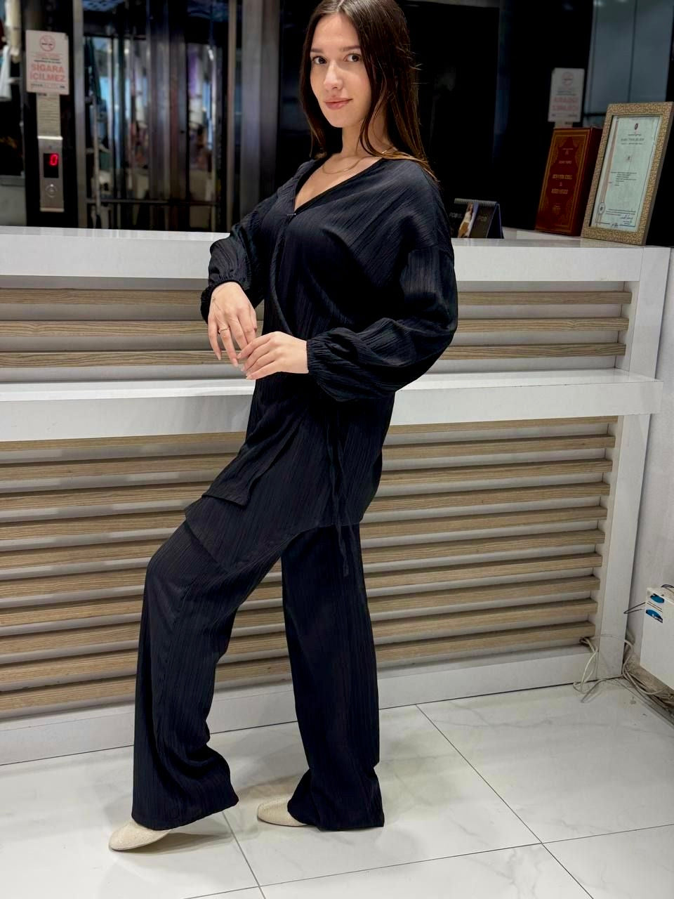 Pleated Two-Pieces Set