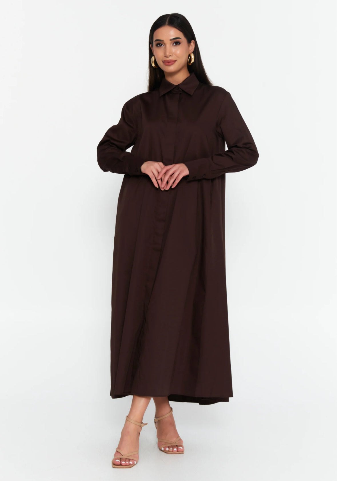 Cocoa Aura Shirt Dress