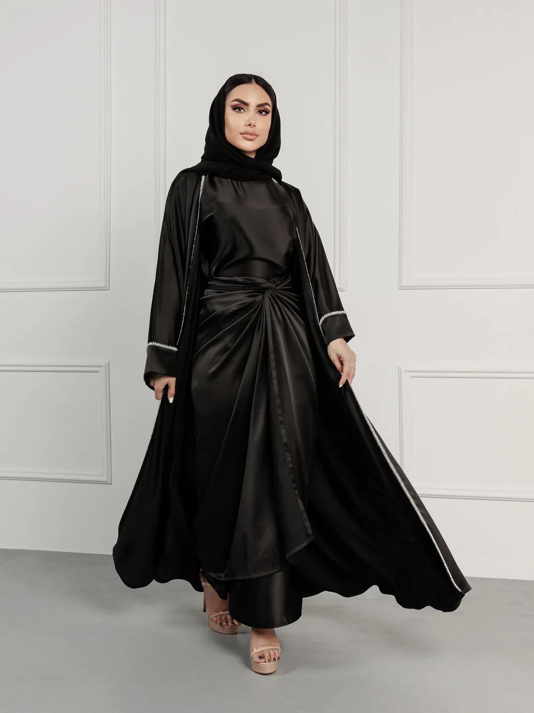 Velvet Eclipse Abaya Set
