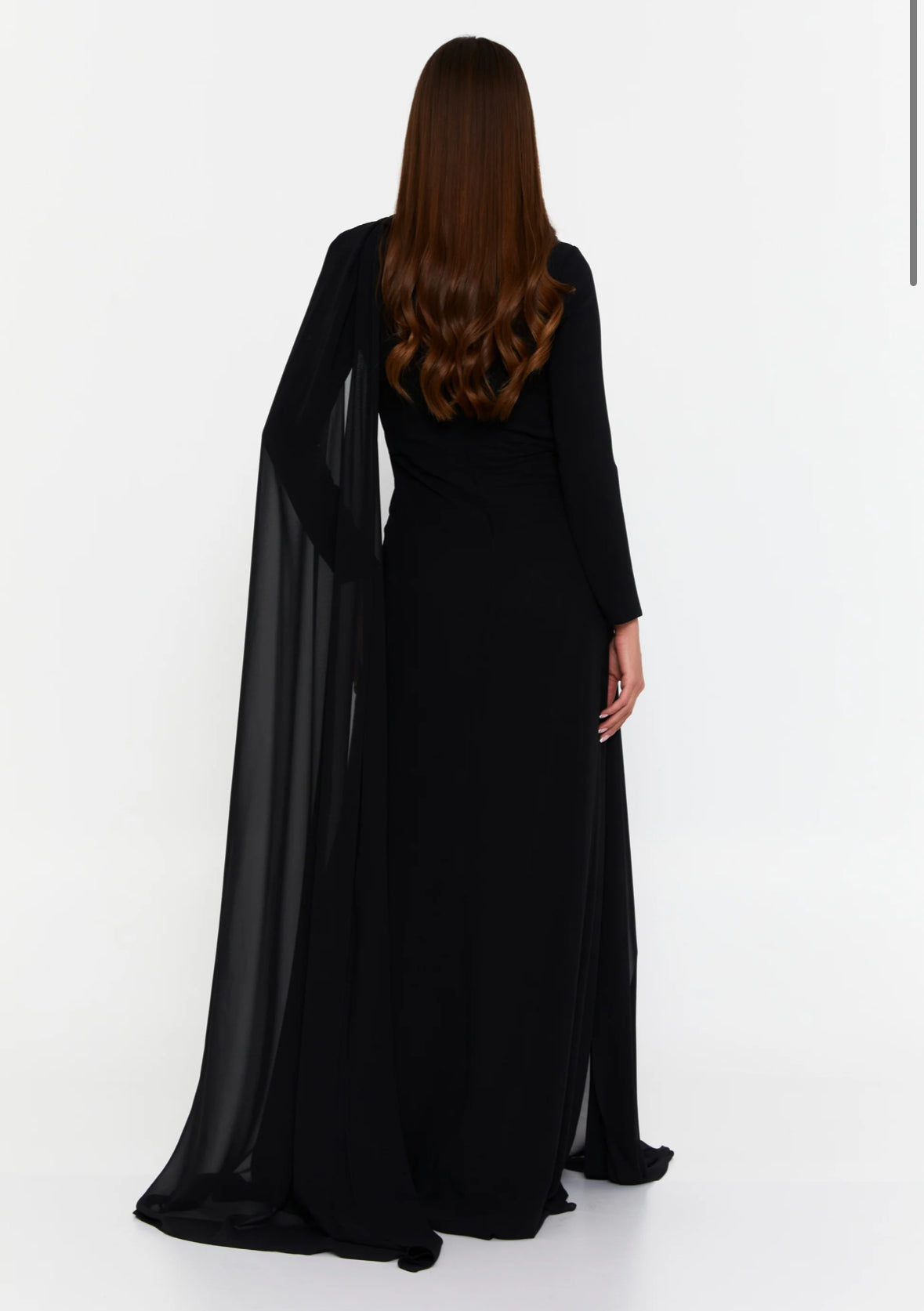 Velvet Cascade Gown