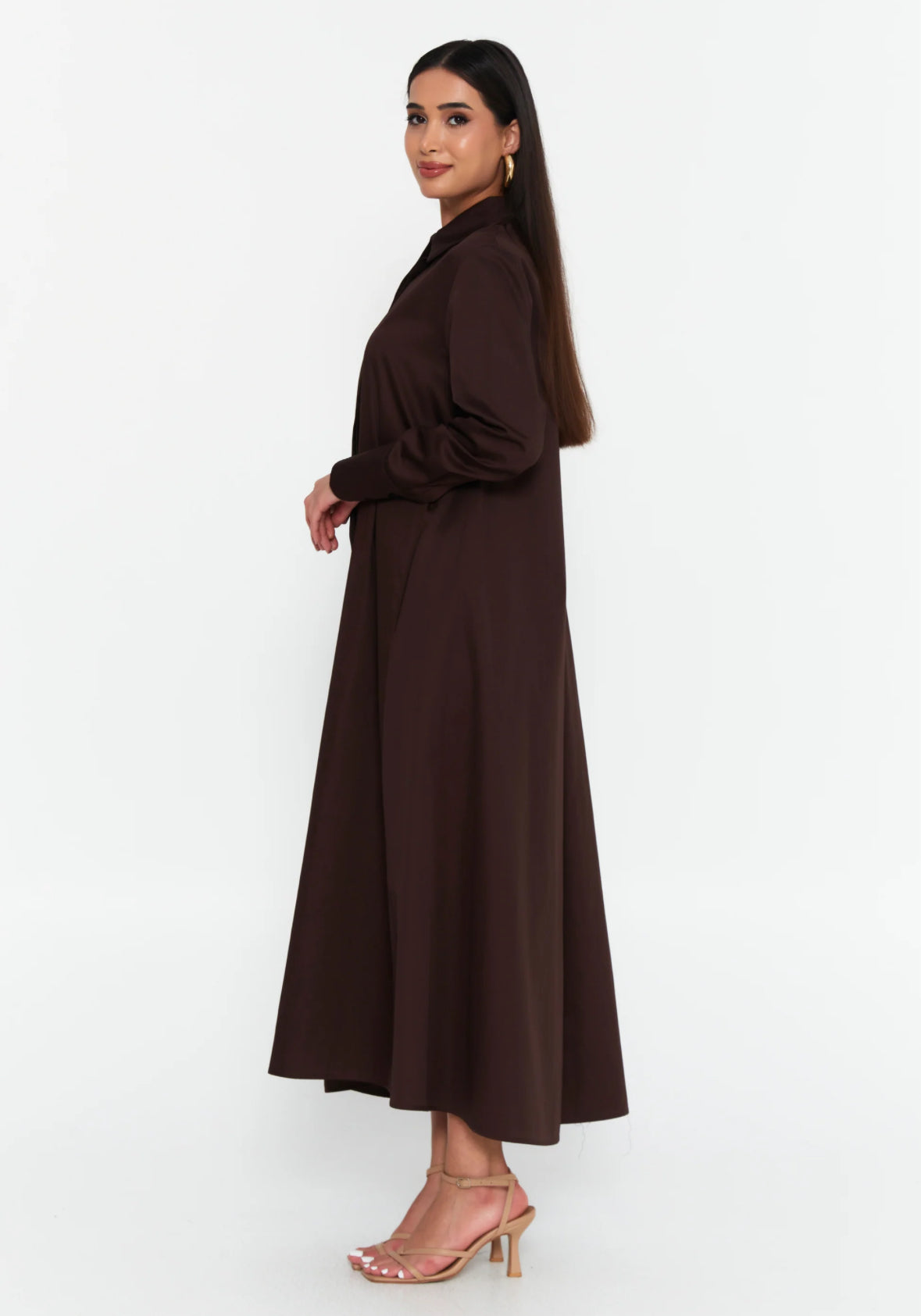 Cocoa Aura Shirt Dress
