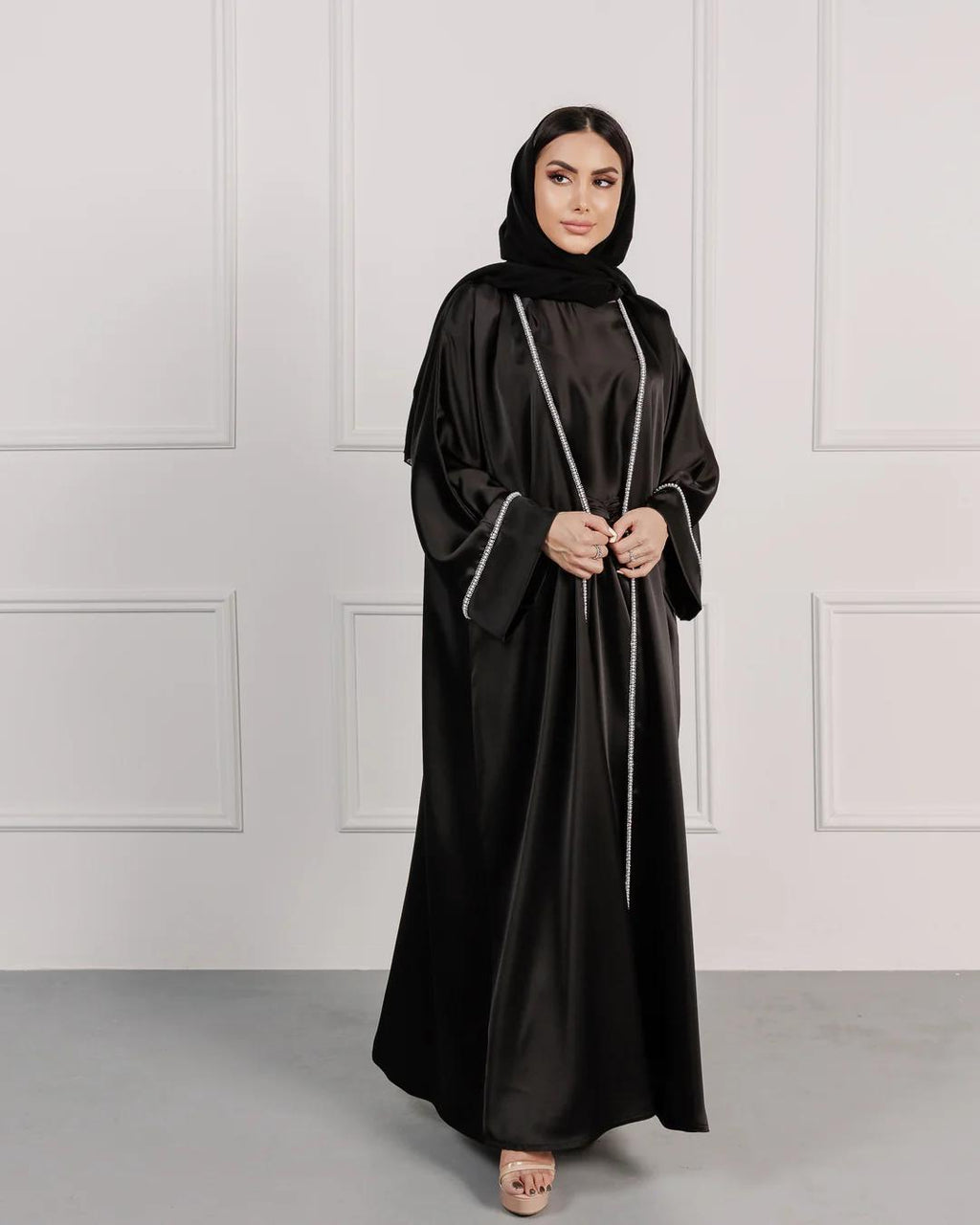 Velvet Eclipse Abaya Set