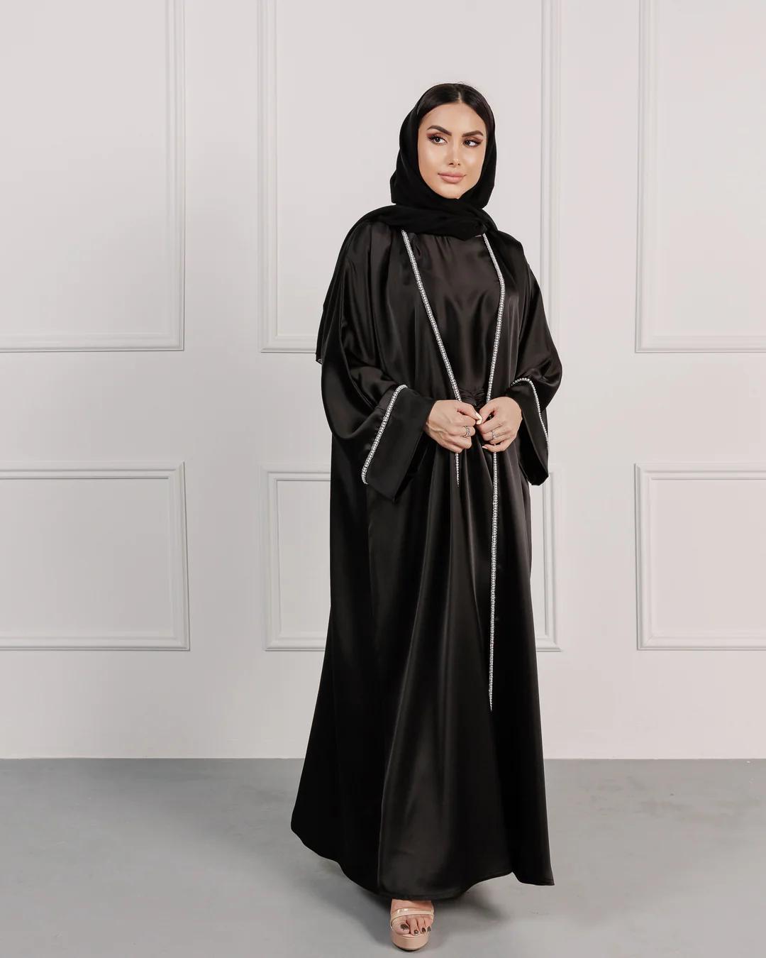 Velvet Eclipse Abaya Set