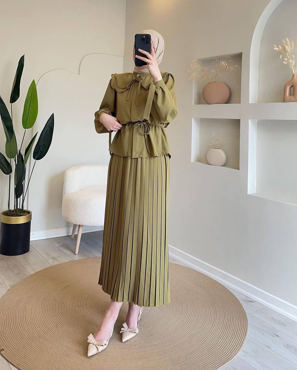 Rihan Pleated Harmony Set