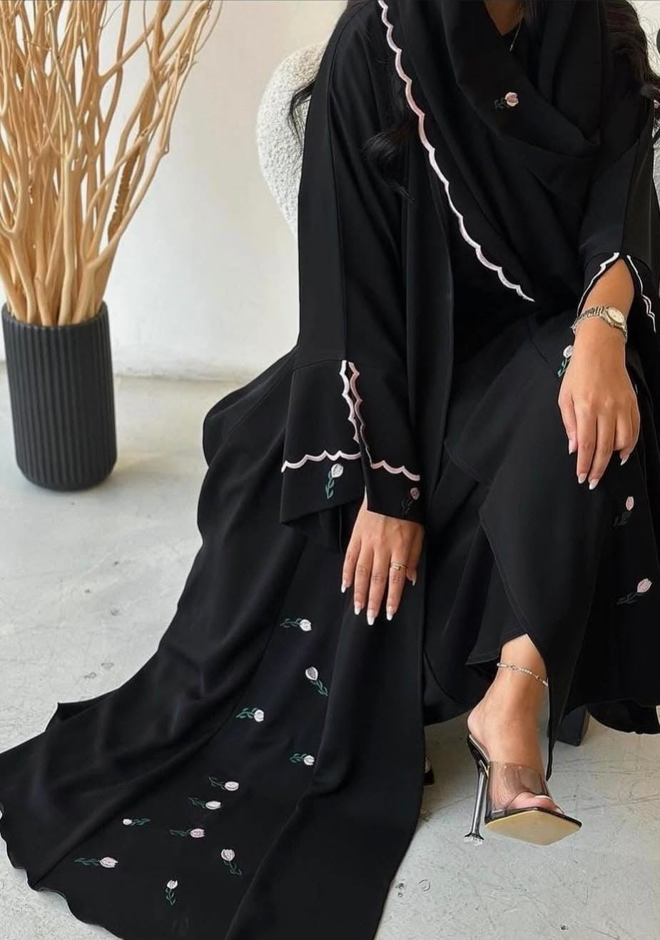 Blush Petal Abaya