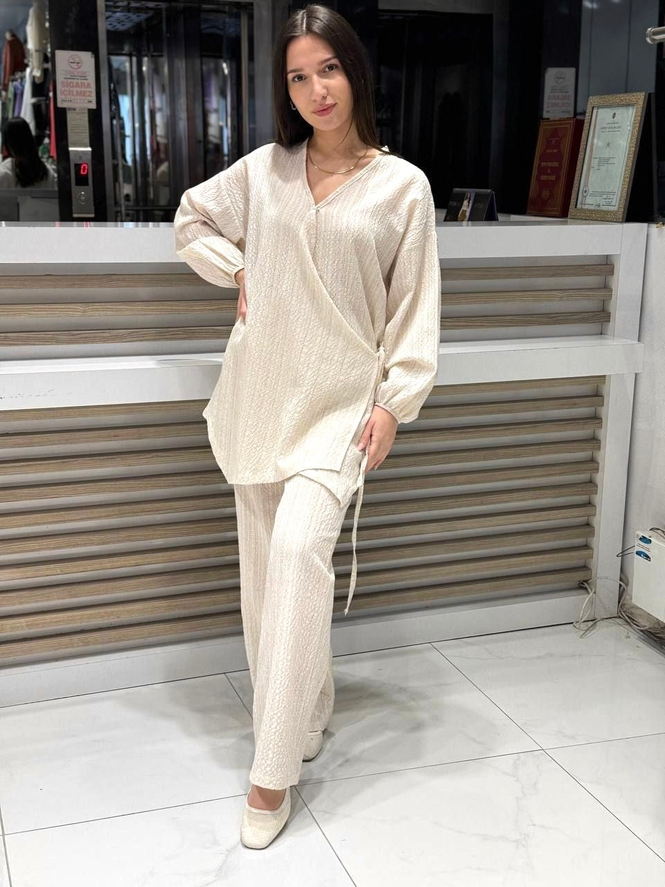 Pleated Two-Pieces Set
