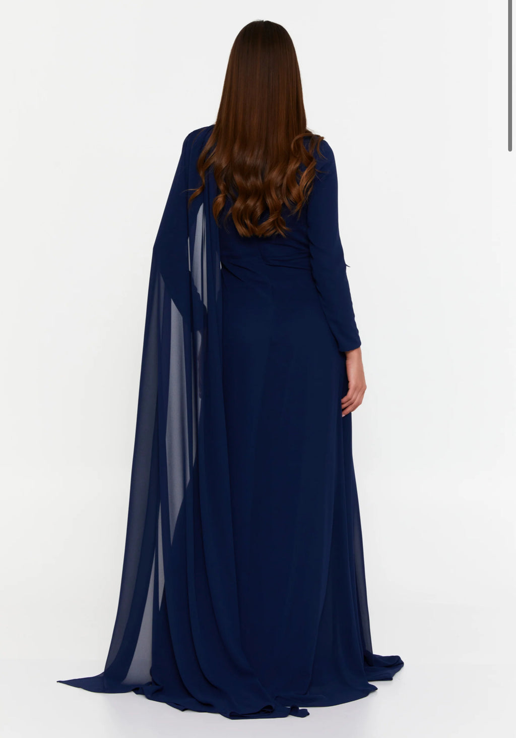 Velvet Cascade Gown