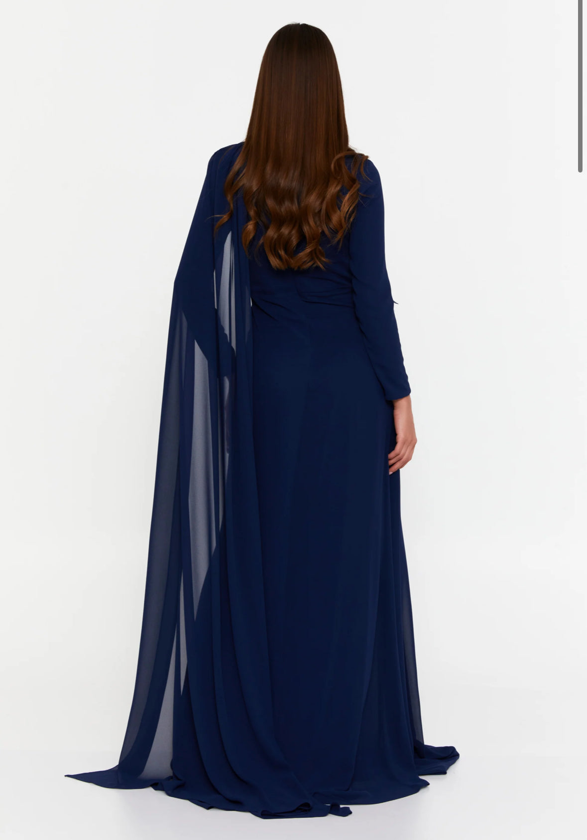 Velvet Cascade Gown