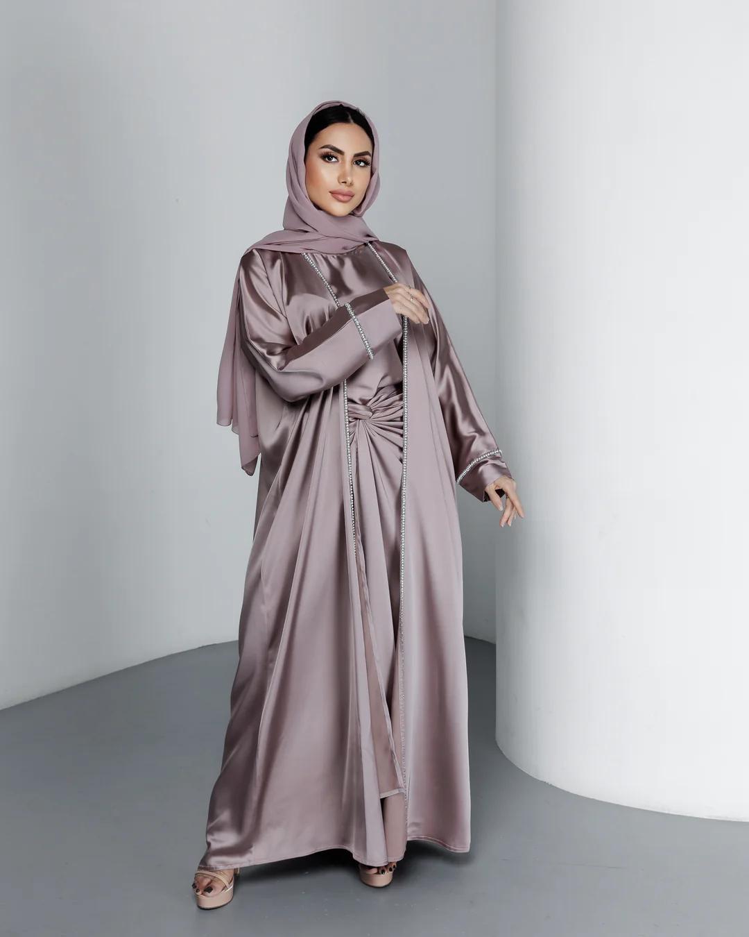 Velvet Eclipse Abaya Set