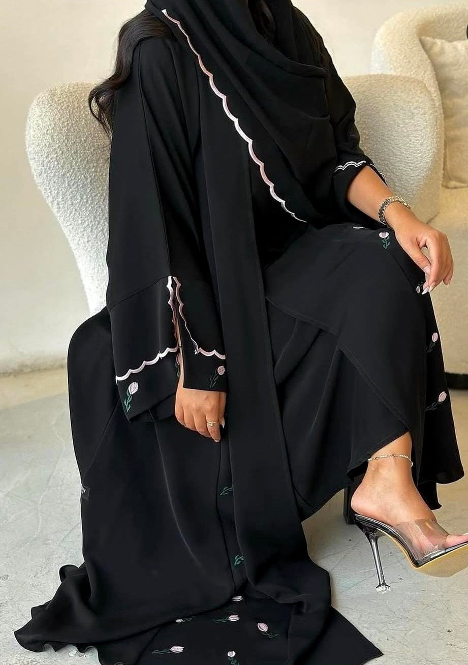 Blush Petal Abaya