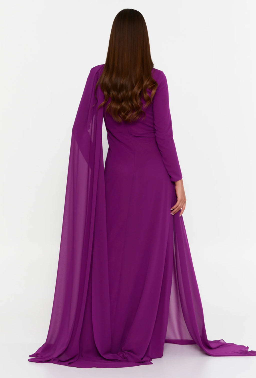 Velvet Cascade Gown