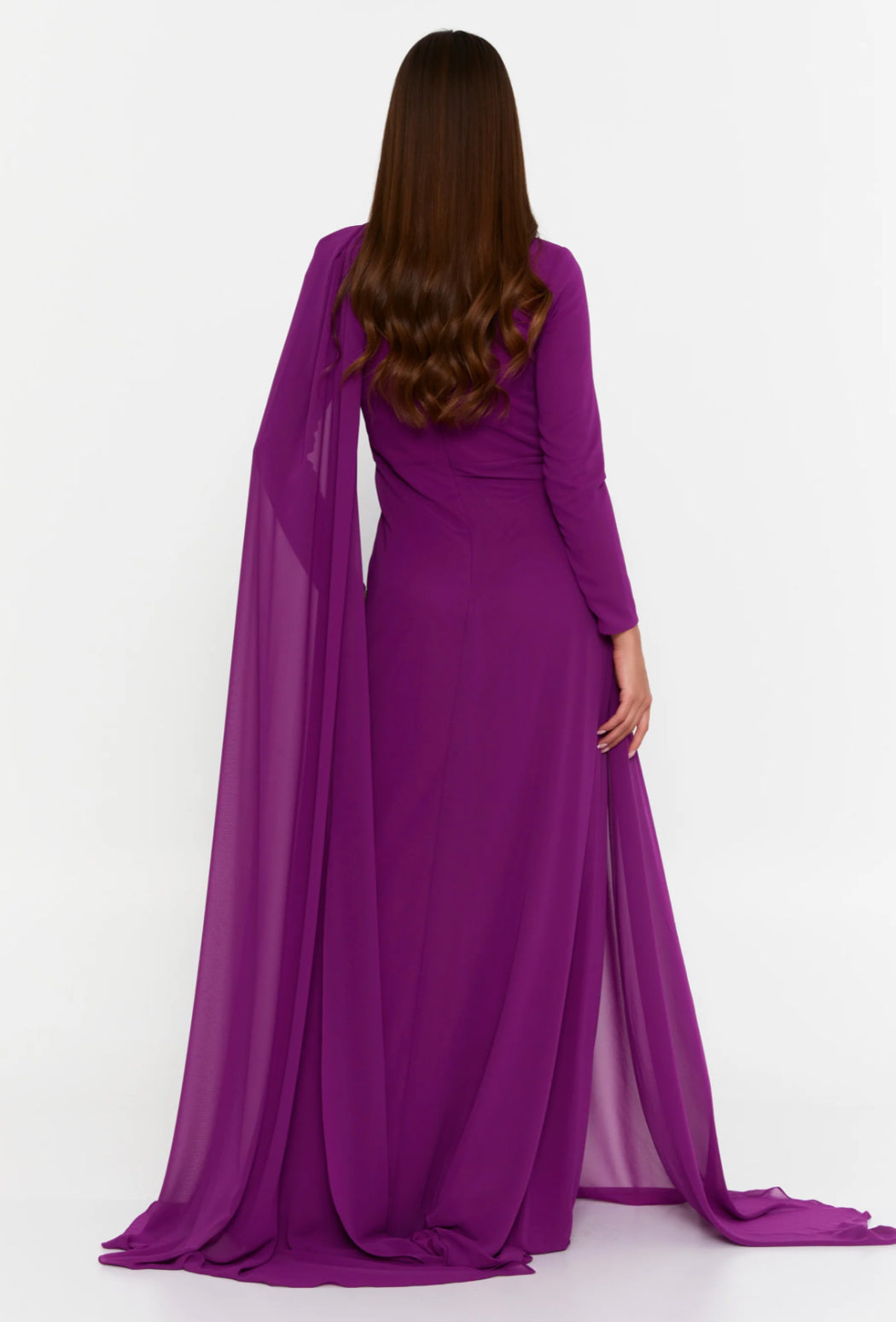 Velvet Cascade Gown