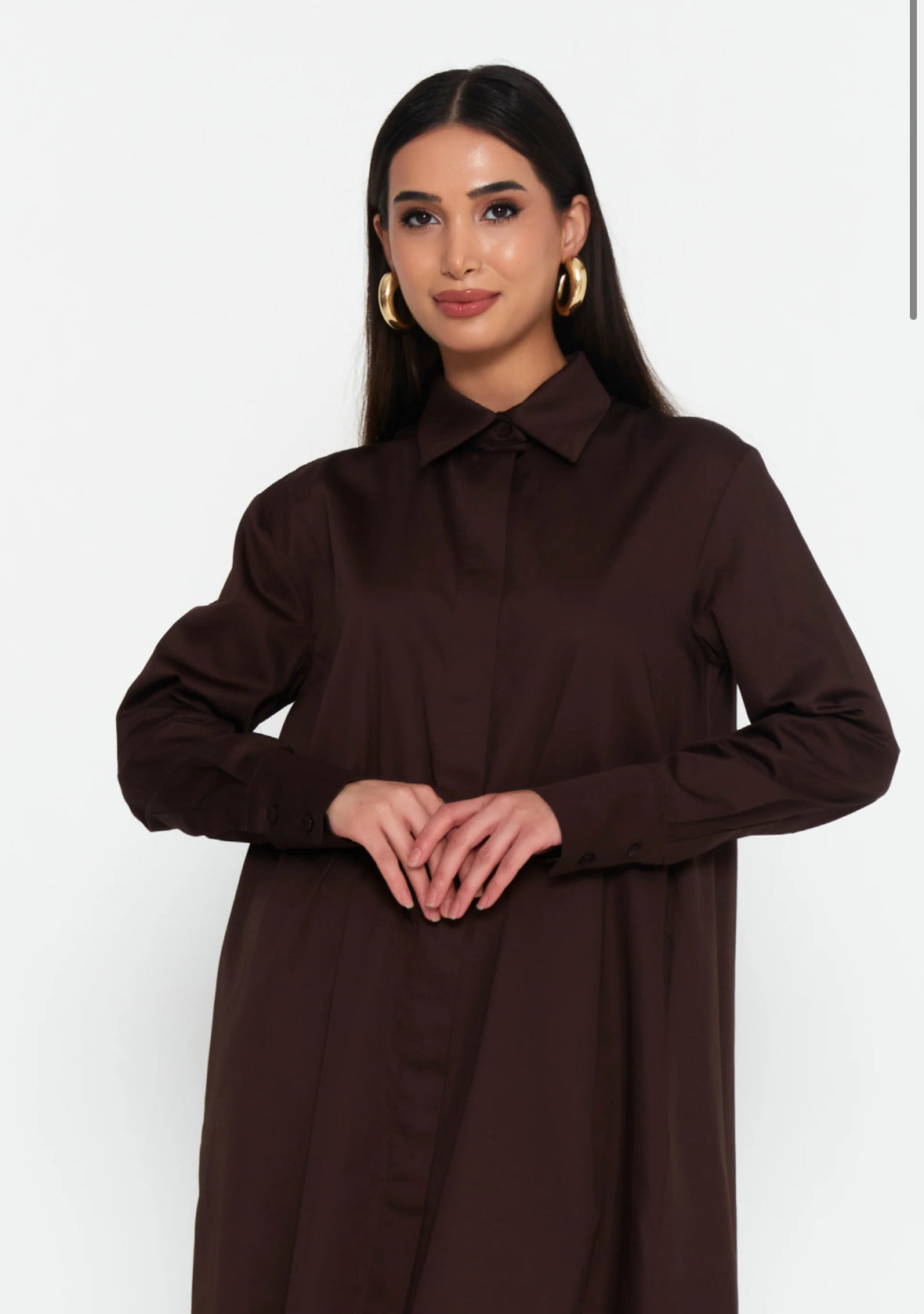 Cocoa Aura Shirt Dress